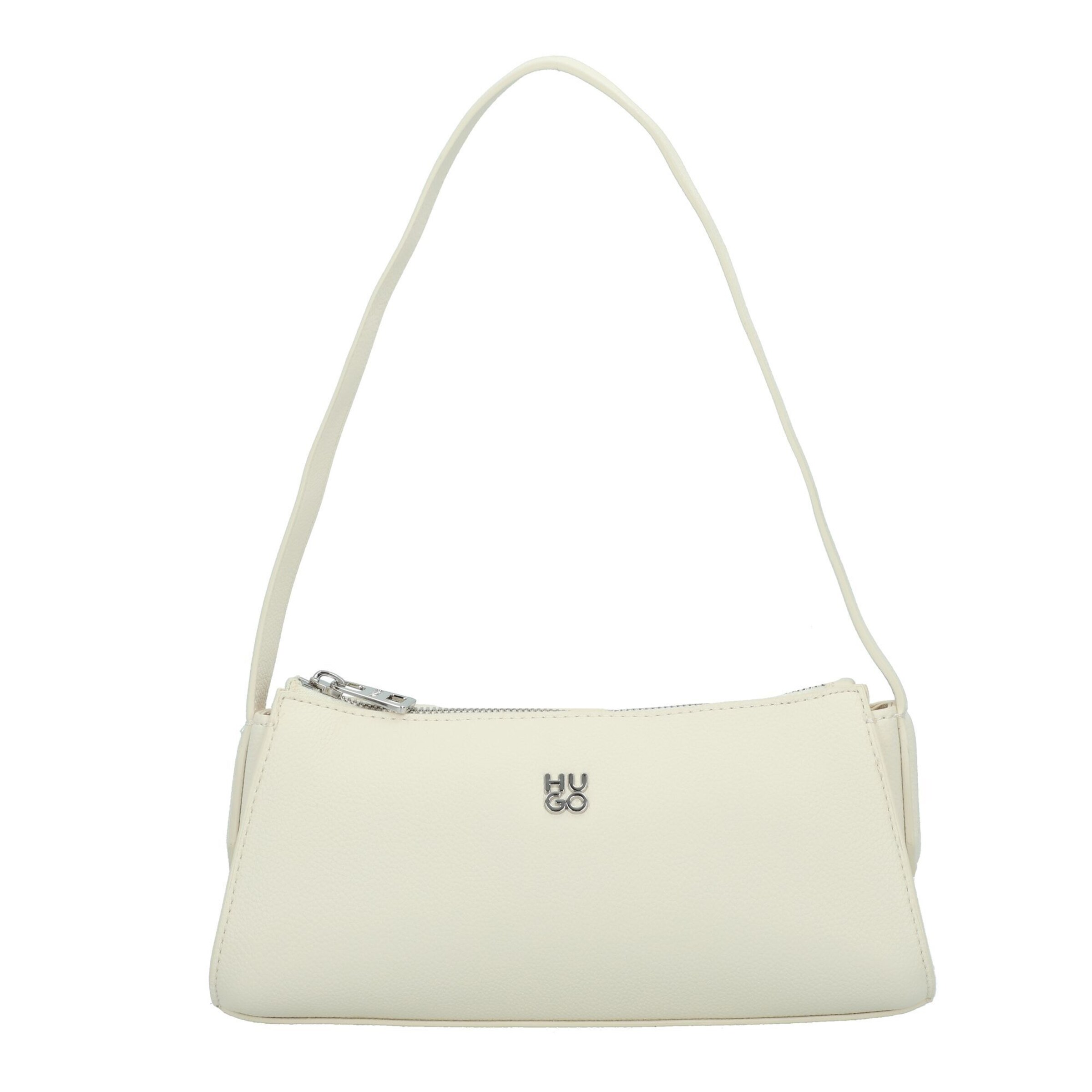 Borsa a spalla &#x27;Chris 2.0&#x27; di HUGO in bianco: frontale