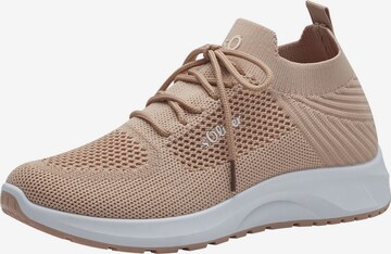 Sneaker bassa di s.Oliver in rosa: frontale