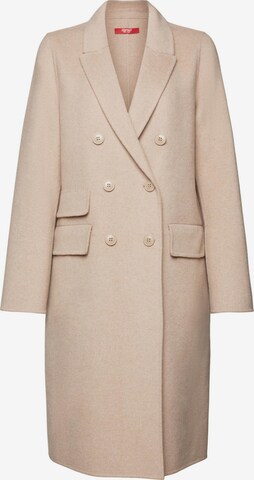 ESPRIT Between-Seasons Coat in Beige: front