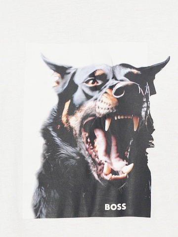 T-Shirt 'Dobermann' BOSS en blanc