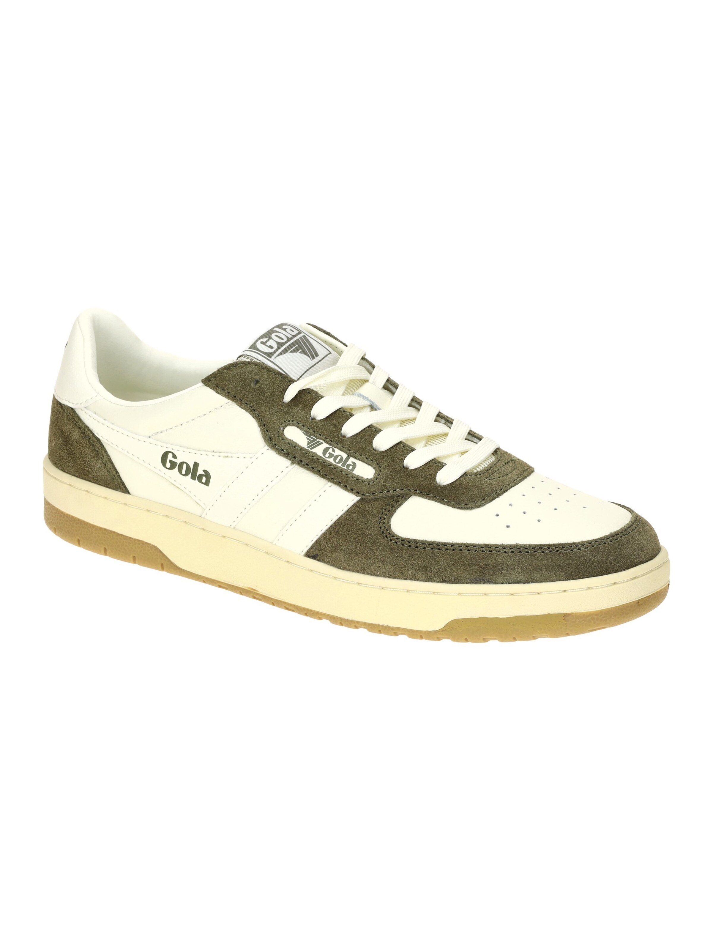 Gola Sneakers 'Gola Hawk 89 Schuhe Sneakers weiß grün CMB760' in White: front