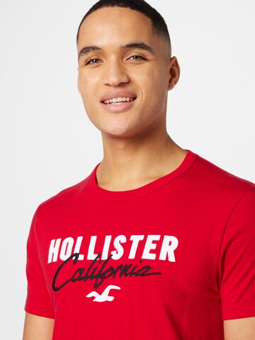 T-Shirt HOLLISTER en rouge