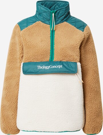 The Jogg Concept Fleece Jacket 'BERRI' in Green: front