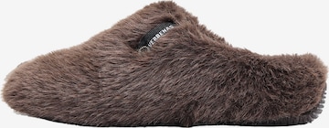 Pantoufle 'YORK BUDAPEST' VERBENAS en marron : devant