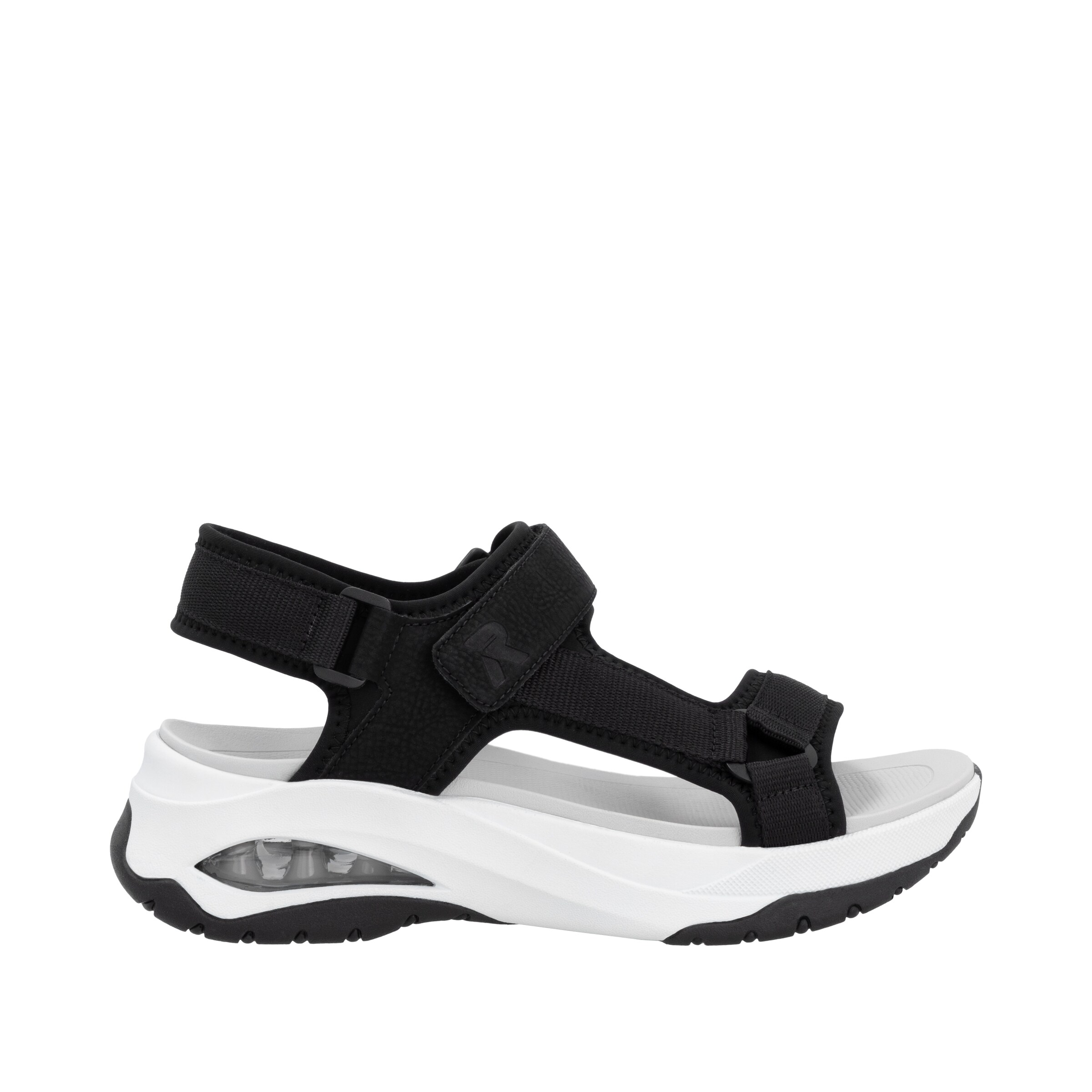 Rieker Sport Hiking Sandals in Black