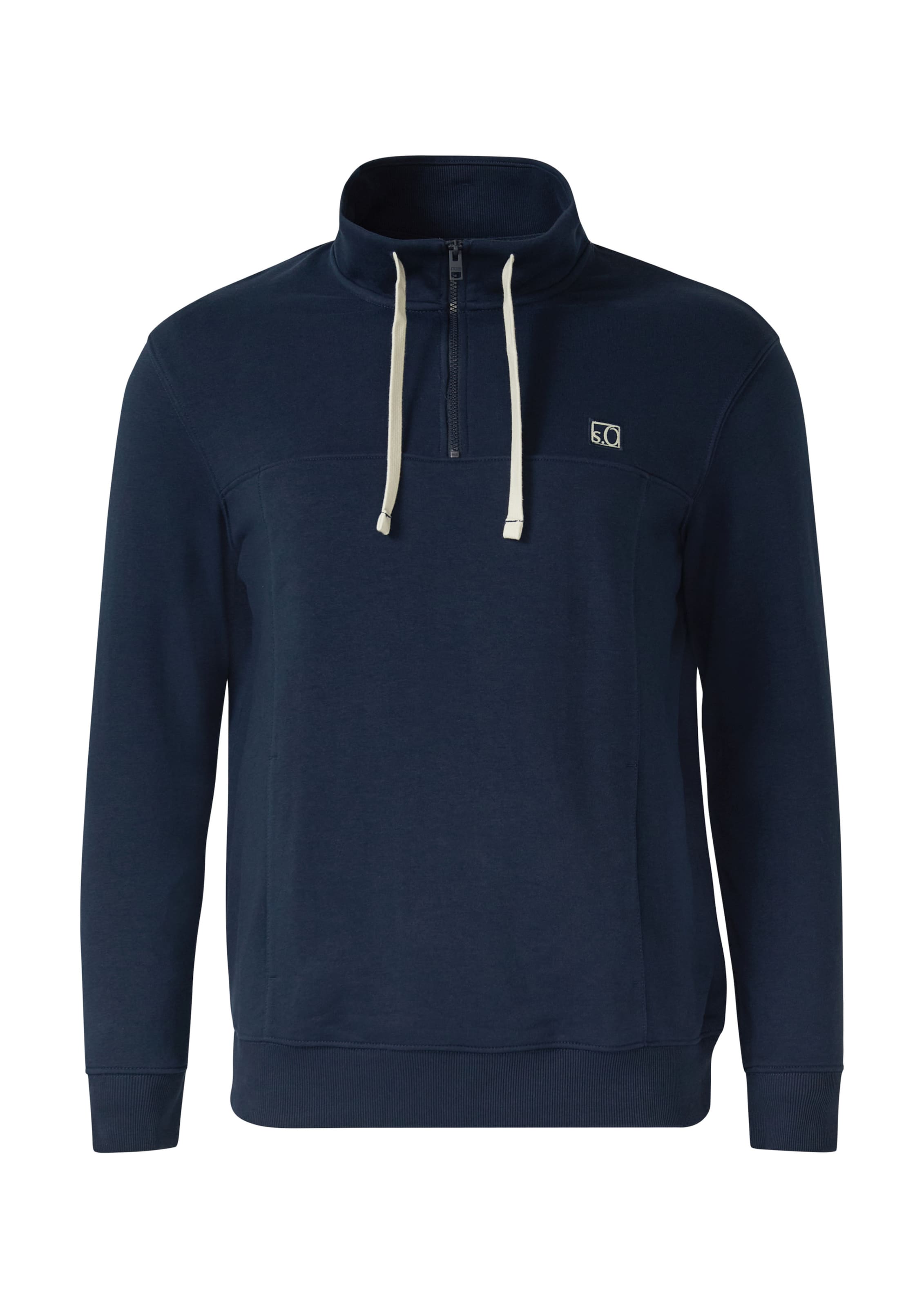 Sweat-shirt s.Oliver en bleu : devant