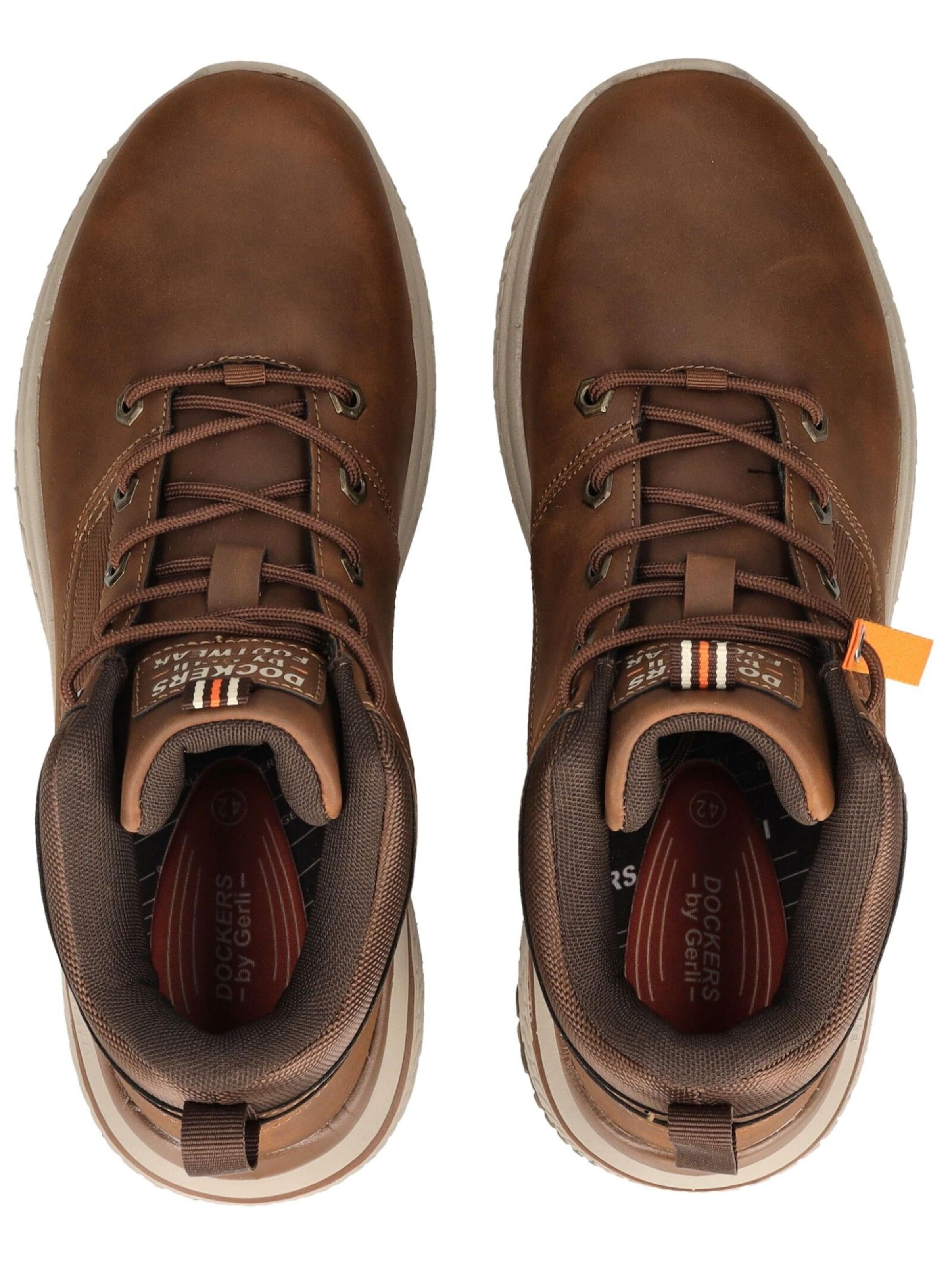Bottines à lacets Dockers by Gerli en marron