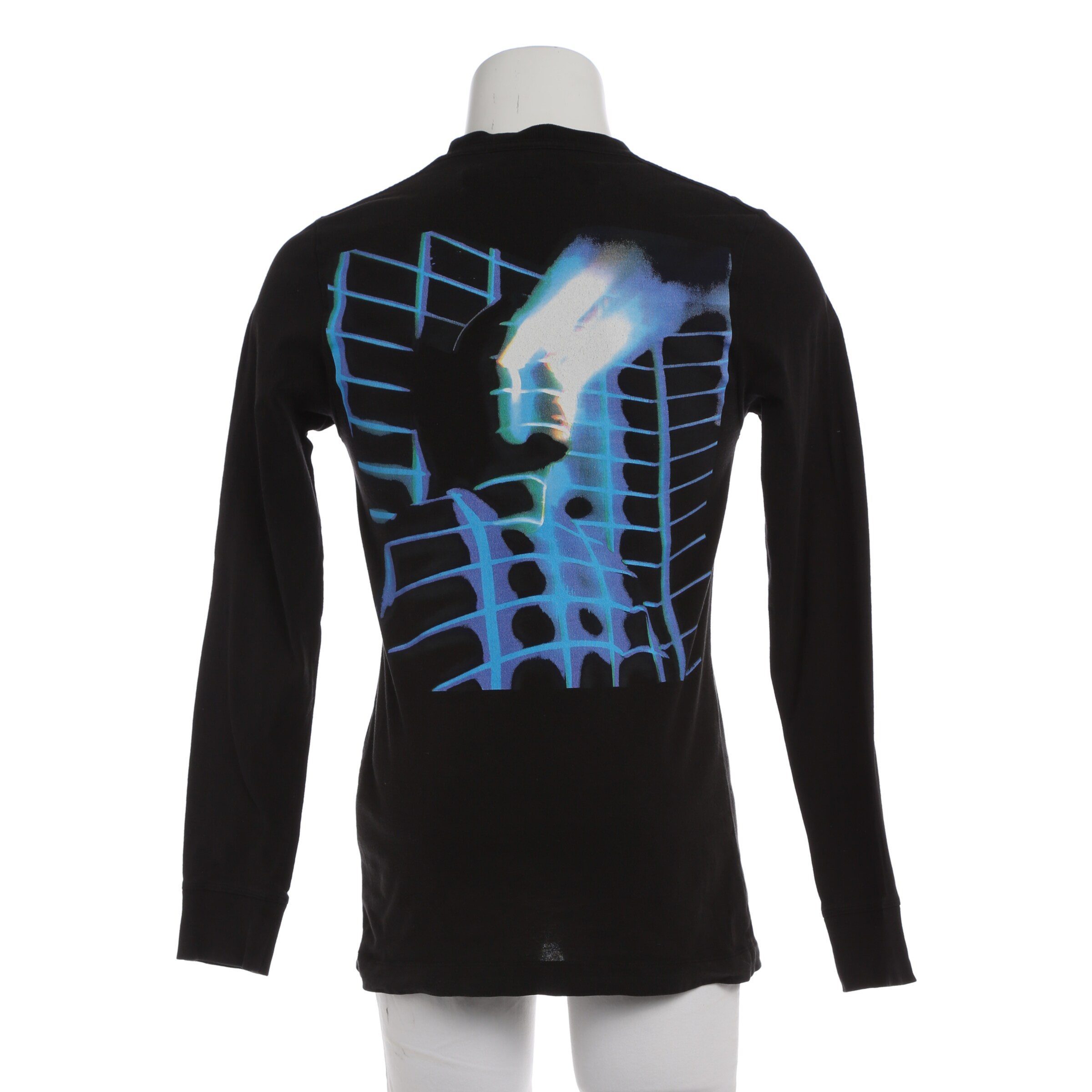 Off-White Freizeithemd / Shirt / Polohemd langarm XS in Schwarz