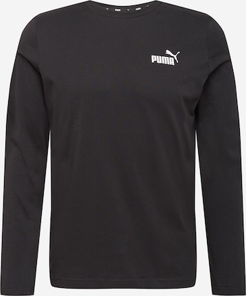 PUMA - Camiseta en negro: frente