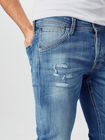 JACK & JONES Slimfit Jeans 'Glenn' i blå