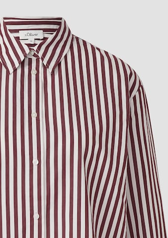 Chemisier s.Oliver en rouge