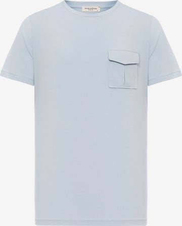 T-Shirt Anou Anou en bleu : devant