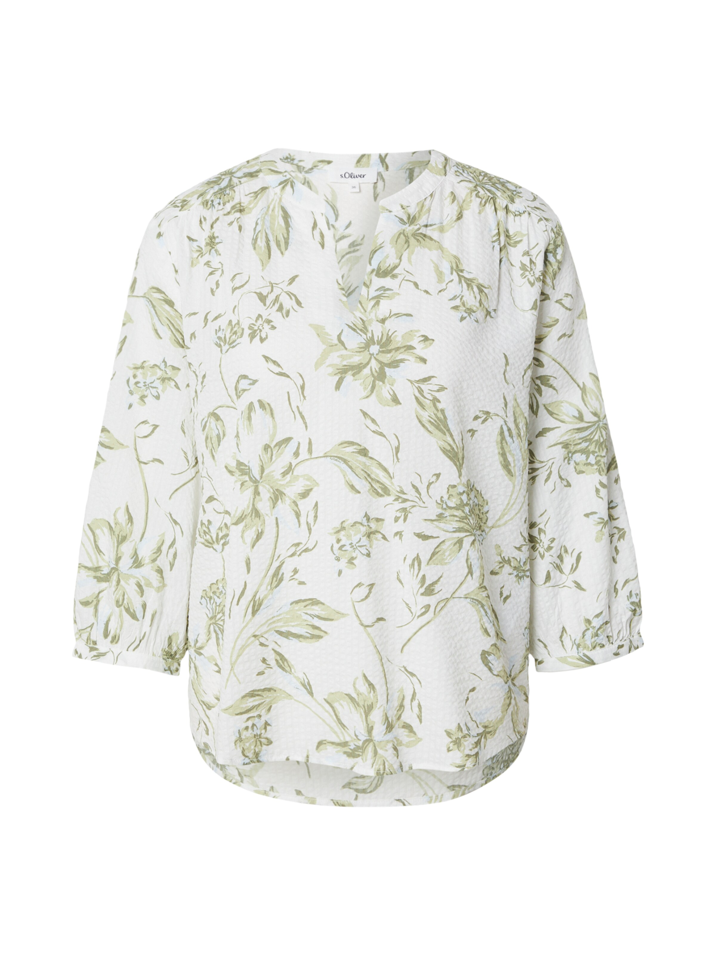 s.Oliver Blus i vit: framsida