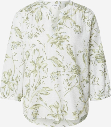 s.Oliver Blus i vit: framsida