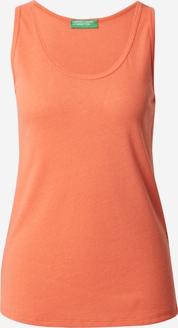 UNITED COLORS OF BENETTON Top – oranžová: přední strana