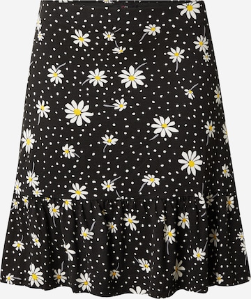 Zwillingsherz Skirt 'Daisy' in Black: front