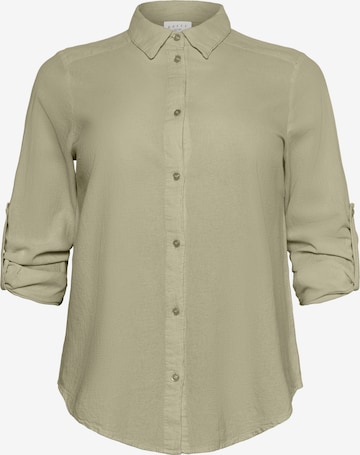 KAFFE CURVE Blouse 'Nana' in Green: front