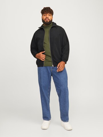 Giacca di mezza stagione 'JJROY HARRINGTON' di Jack & Jones Plus in nero
