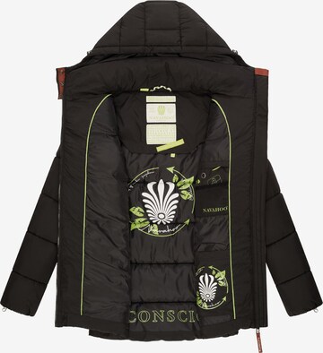 NAVAHOO Winter jacket 'Wattewölkchen' in Black