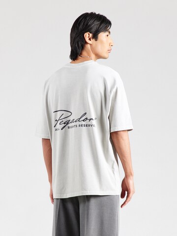 Tricou 'PIKE' de la Pegador pe gri: față
