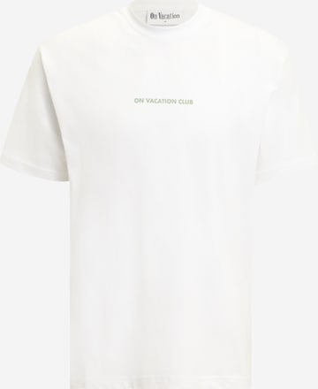 On Vacation Club Shirt 'Bubbly Good Times' in White: front