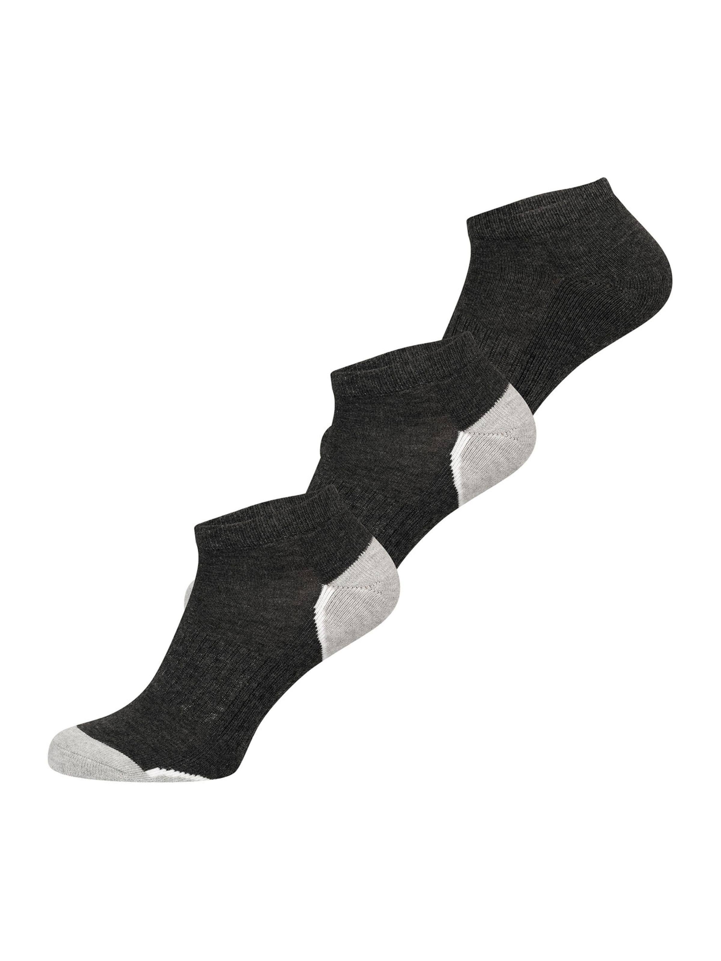 Nur Die - Calcetines invisibles ' Sport ' en gris: frente