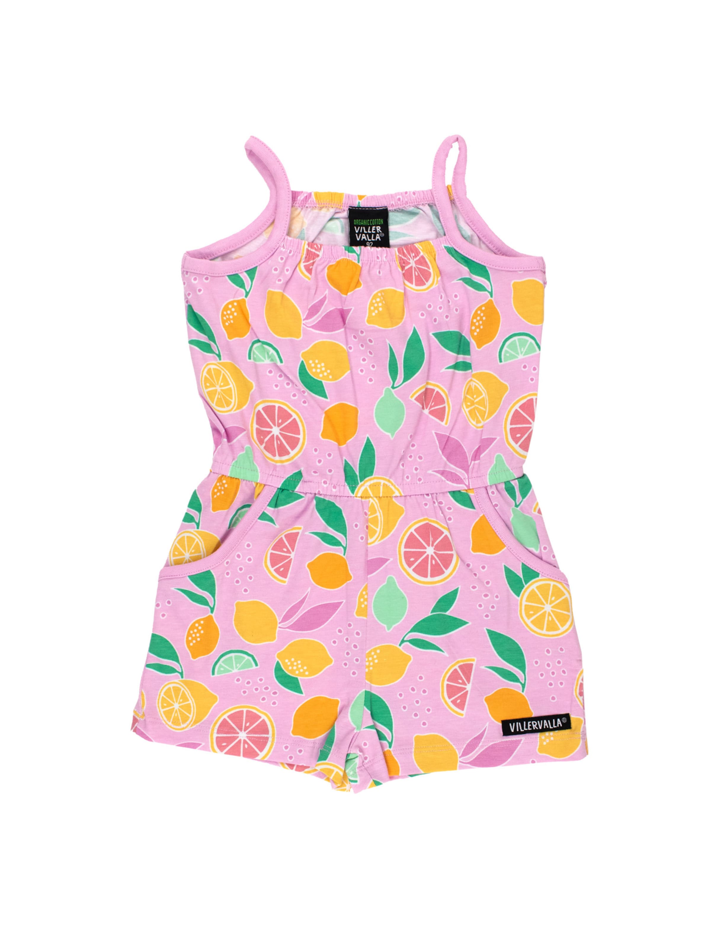Villervalla Dungarees '0093MNA' in Pink: front