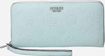 GUESS Wallet 'GALERIA' in Blue: front