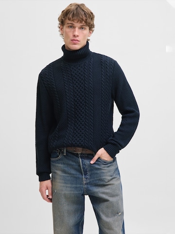 JACK & JONES Sweater 'JJPAUL' in Blue: front