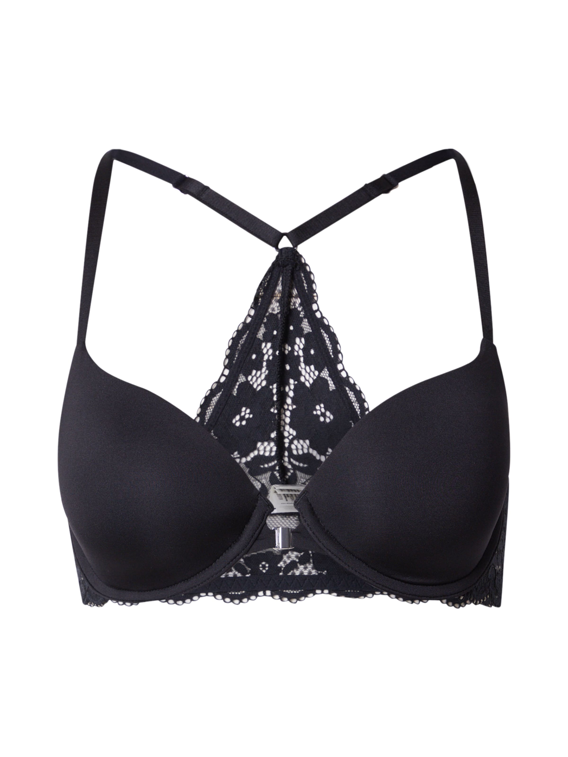 T-shirt Reggiseno 'Lilja' di Lindex in nero: frontale