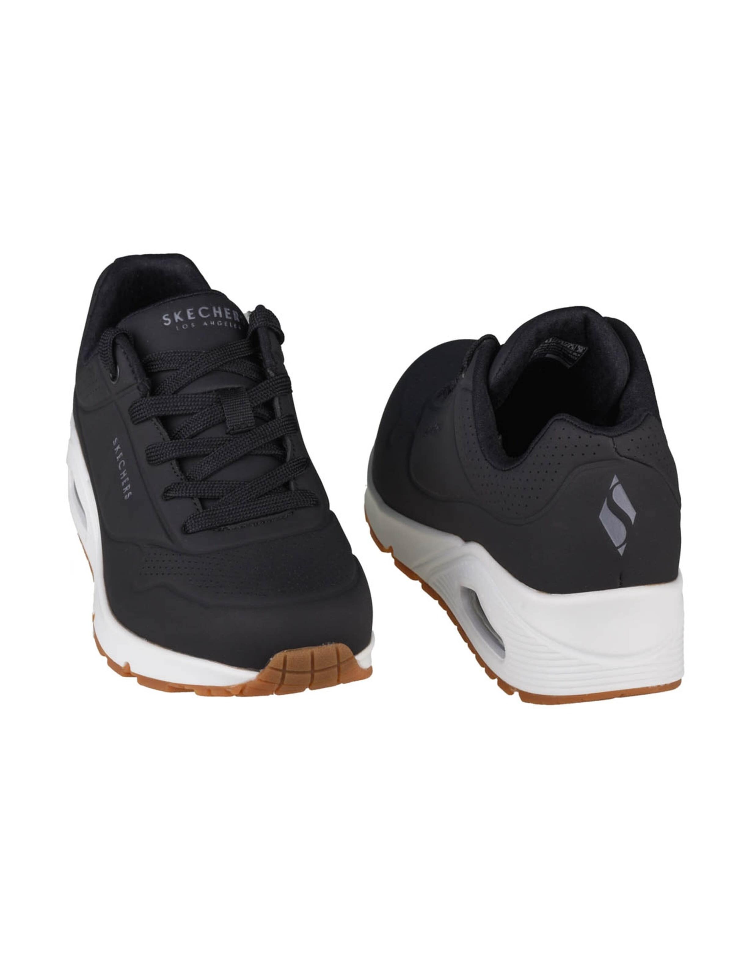 SKECHERS Sneakers laag 'Skechers Uno-Stand on Air' in Zwart