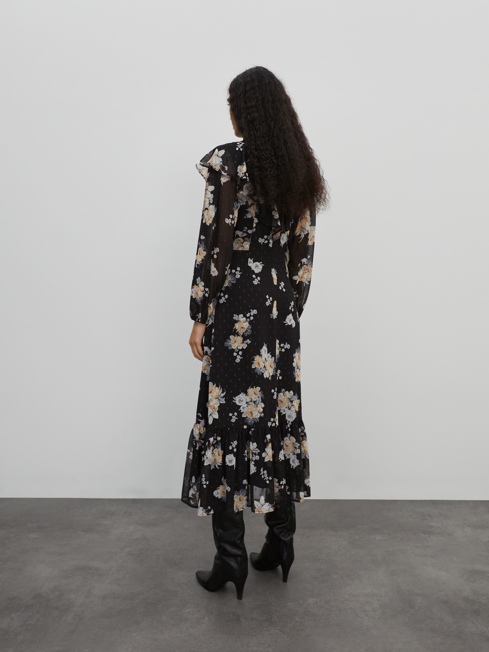 EDITED Producten Blousejurk 'Wiyana' Camel