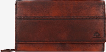 GREENBURRY Wallet 'Destressed' in Brown: front