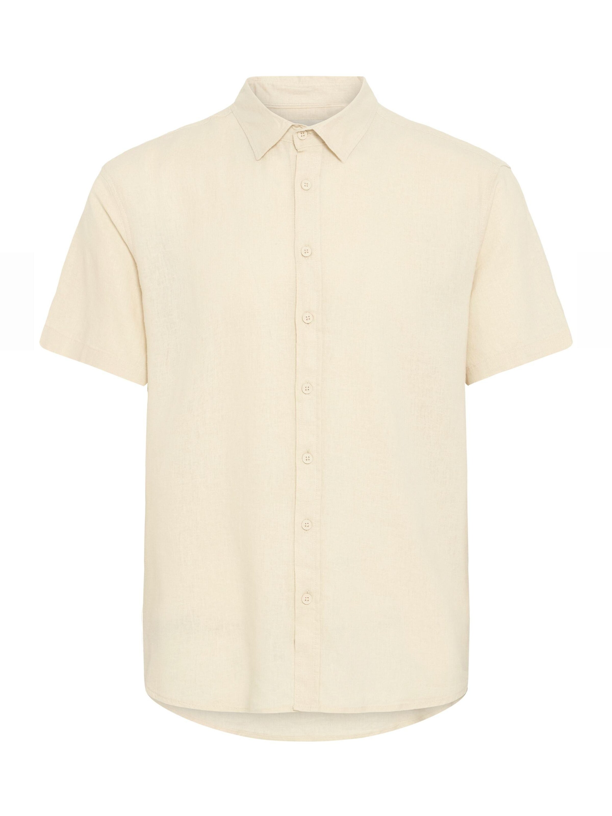 BLEND Overhemd 'BHVIC' in Beige: voorkant