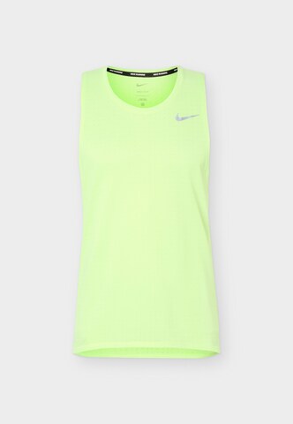 žalia NIKE Sportiniai marškinėliai 'Miler Breathe': priekis