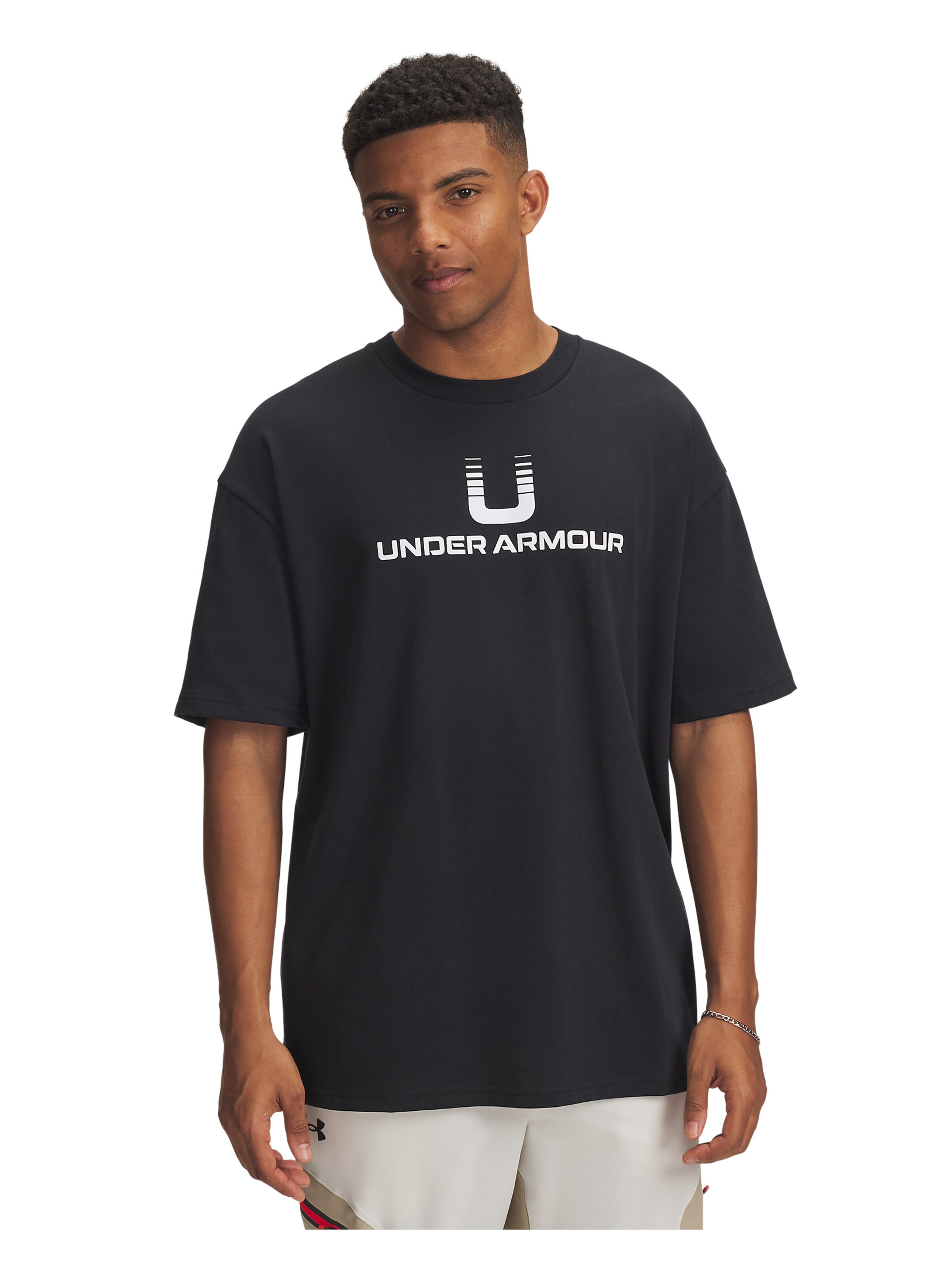 UNDER ARMOUR Functioneel shirt in Zwart: voorkant