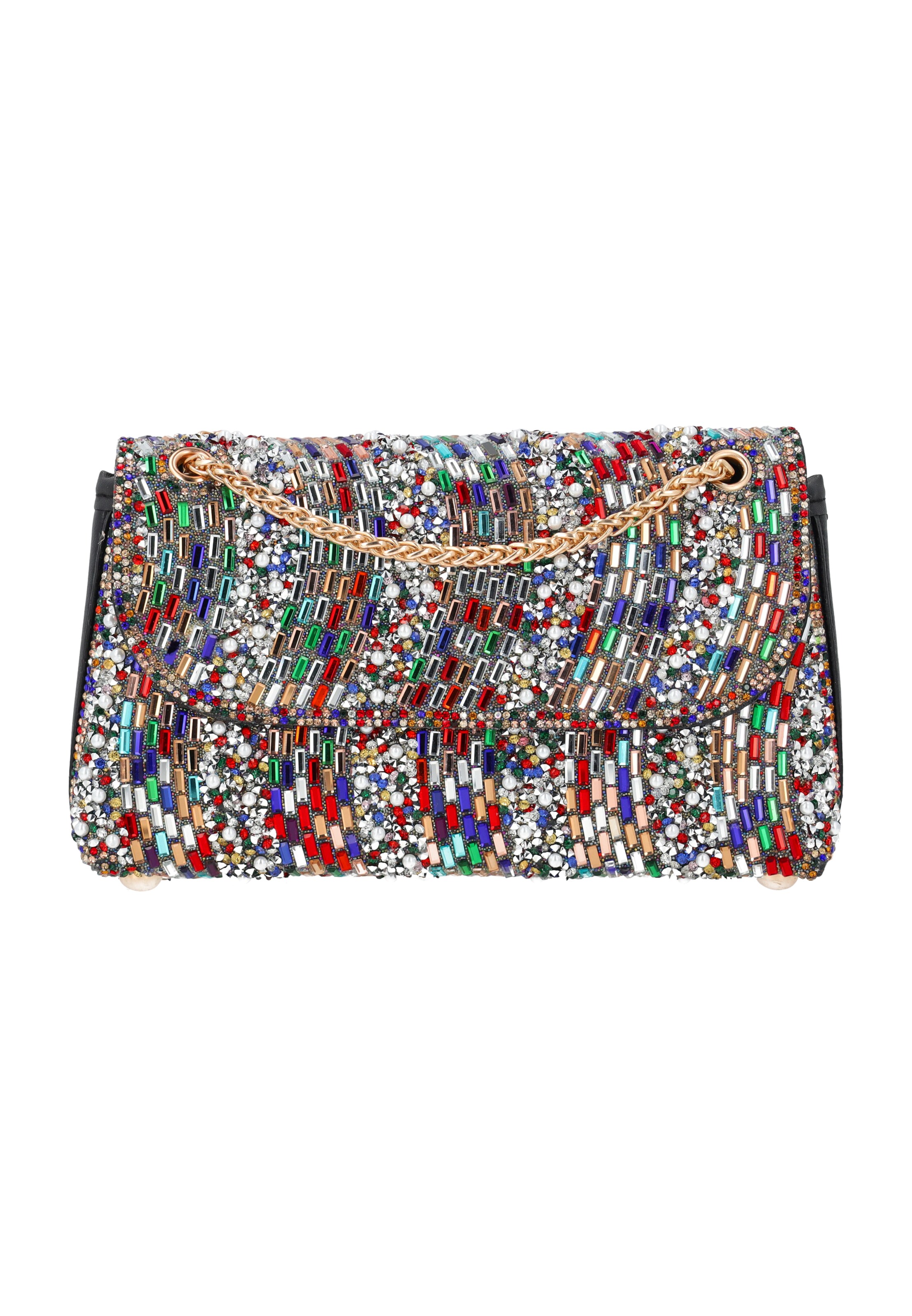 faina Sac bandoulière en mélange de couleurs / noir, Vue avec produit