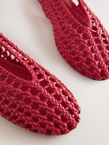 Next - Bailarina 'Forever Comfort' en rojo