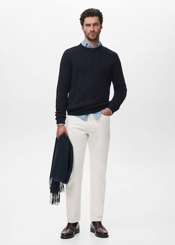 MANGO MAN Sweater 'Bimbo' in Blue