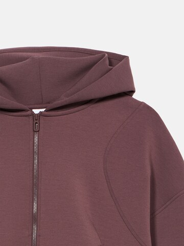 NIKE Sportssweatjakke i brun