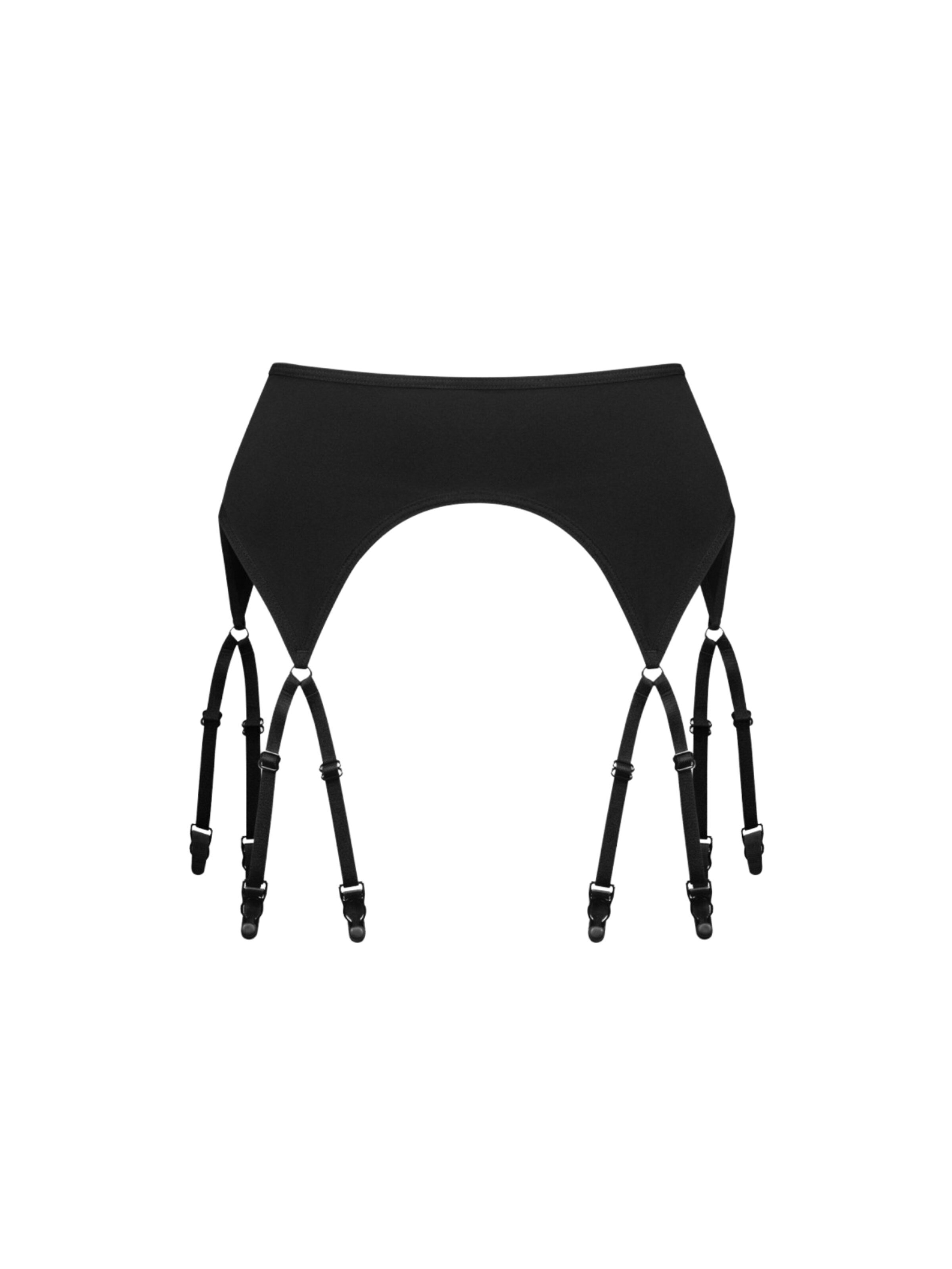 PROMEES Suspenders 'madeline' in Black: front
