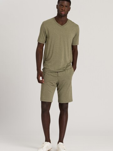 Hanro Pyjamashorts 'Casuals' in Beige