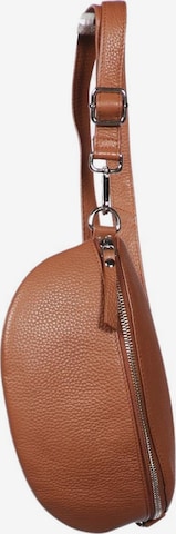 Zwillingsherz Handtasche klein Leder One Size in Braun: Vorderseite