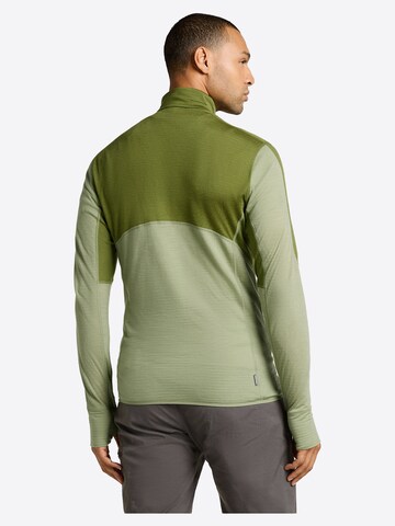 zaļš ICEBREAKER Sportisks džemperis 'M Mer 200 Realfleece Descender LS Half'
