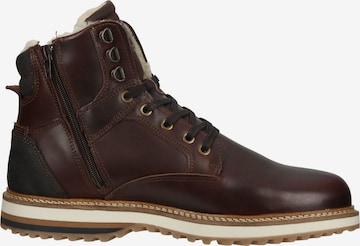 BULLBOXER Lace-Up Boots in Brown