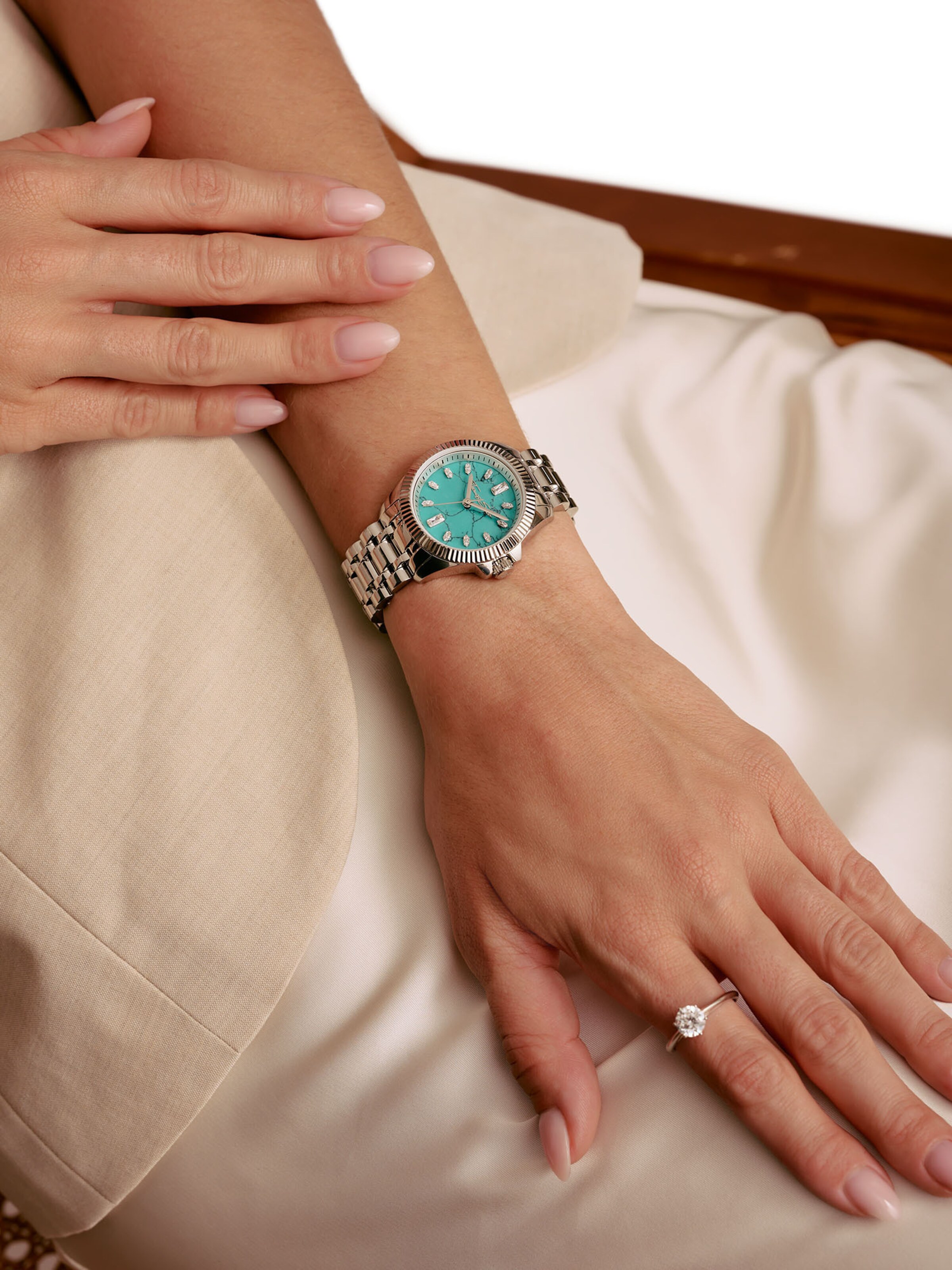 Thomas Sabo Uhr in Silber: Vorderseite