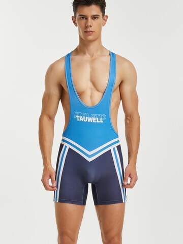 TAUWELL Athletic Underwear 'Fitness Wrestling' in Blue