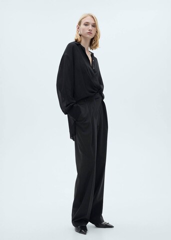 MANGO Wide Leg Hose 'Tom' in Grau