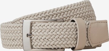 Ceinture 'THEO' JACK & JONES en blanc : devant