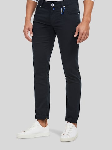 MEYER Chino trousers in Blue: front